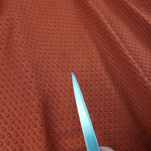 Free People Fit & Flare Dress Orange Womens Medium Long Sleeve Cutout Back - Picture 11 of 14